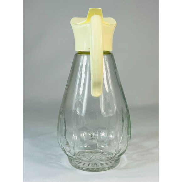 Log Cabin Syrup Dispenser Pitcher 1960s MCM Mid Century - Picture 2 of 7